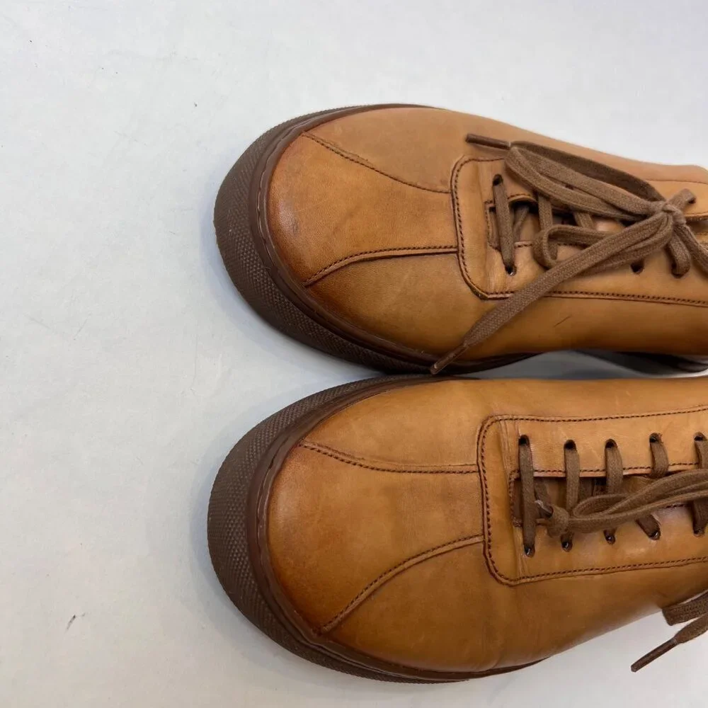 Grenson Leather Men sneakers, brown /tan, Size 8